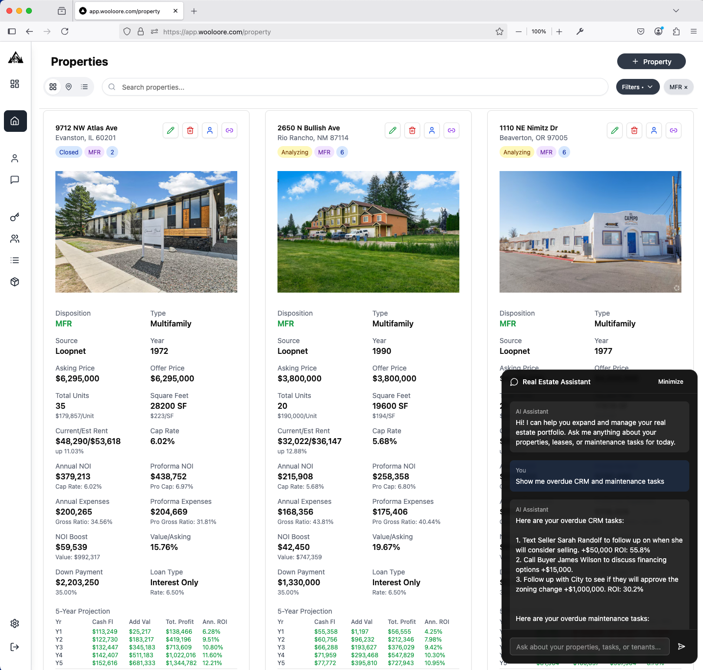 WOOLOO AI Real Estate Platform
